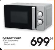 Everyday Value 20Ltr Microwave