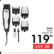 Wahl Basic Clipper Set