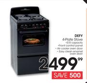 Defy 4 Plate Stove