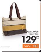 Peek A Pooh Nappy Bag-Each