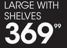 Canvas Storage Wardrobes Large With Shelves