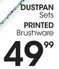 Dustpan Sets Printed Brushware