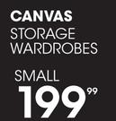 Canvas Storage Wardrobes Small