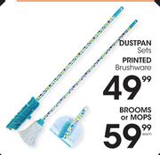 Dustpan Sets Printed Brushware