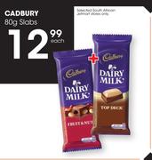 Cadbury Slabs-80g Each
