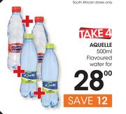 Aquelle Flavoured Water-4 x 500ml