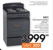 Defy Kitchenmaster Stove