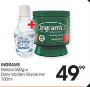 Ingrams Herbal-500g + Dolly Varden Glycerine-100ml 