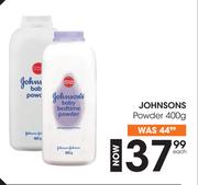 Johnsons Powder-400g Each