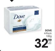 Dove 4 Pack-100g Per Pack