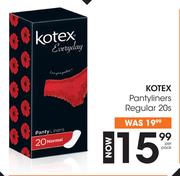 Kotex Pantyliners Regular-20s Per Pack