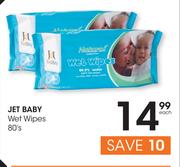 Jet Baby Wet Wipes-80s Each