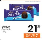 Cadbury Oreo Slab-120g Each