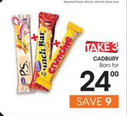 Cadbury Bars-For 3