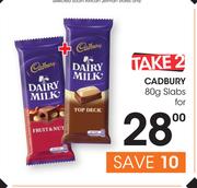 Cadbury Slabs-2 x 80g