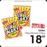 Simba Niknaks Chips-2 x 135g