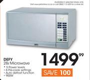 Defy 28Ltr Microwave