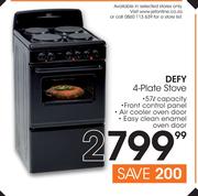 Defy 4 Plate Stove