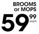 Brooms Or Mops-Each