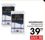 Goldenmarc Honeycomb 3 Pack Dishcloth-Each