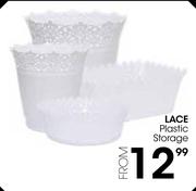 Lace Plastic Storage
