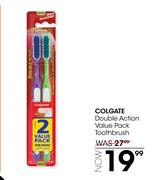Colgate Double Action Value Pack Toothbrush