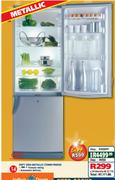 Defy Metallic Combi Fridge-380Ltr