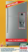 LG Metallic Fridge Freezer-710Ltr