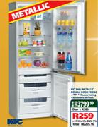 Kic Metallic Double Door Fridge-346l
