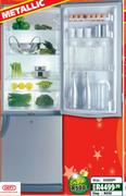 Defy Metallic Combi Fridge-380ltr