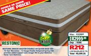 Restonic Breeze Master Double Or Queen Base Set