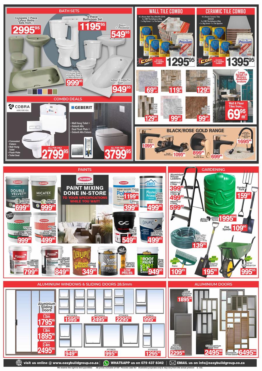 Easy Build & Tile (29 April - 27 May 2022) — www.guzzle.co.za