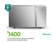 Hisense 26L 800W Mirror MET Electric Microwave H26MOS5H 24-233