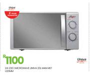 Univa 20L Man MET U20MM Microwave 24-230