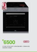 Defy Oven DBO486 + Ceran Hob DHD406 Combo Stove 21-540
