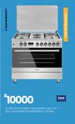 Ferre 4 Gas Burner 2 Elec PLT + Elec Oven 90x60 S/Steel Stove F9S42E3.FDIDTLC.I 21-525