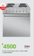 Univa Oven + Hob Mirror Stove Combo U336SM 21-531