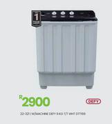 Defy 9Kg T/T WHT W/Machine DTT169 22-321