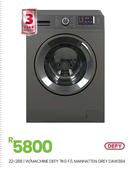 Defy 7Kg F/L Manhattan Grey W/Machine DAW384 22-288