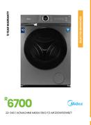 Midea 10Kg F/L W/Machine MF200W100WB/T 22-340