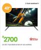 Istar 43" LED Television A43W02