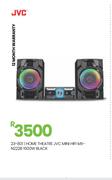 JVC Mini HiFi Home Theatre 1600W (Black) MX-N222B 