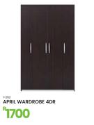April Wardrobe 4 Door 1-262