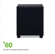 Leather Touch Ottoman 40-852