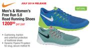 Nike Men's & Women's Free Run 5.0 Road Running Shoes-Per Pair