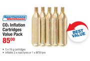 Sportsmans Warehouse CO2 Inflation Cartridges