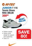 Hi-Tec Junior T 116 Tennis Shoes