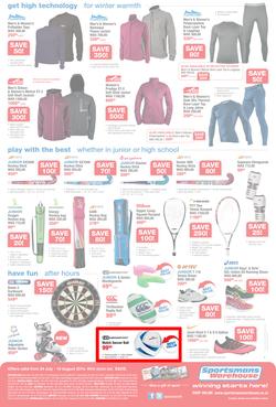 Sportsmans Warehouse : Sports Value Starts Here (24 Jul - 10 Aug 2014), page 4