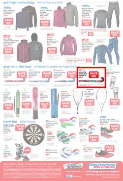 Sportsmans Warehouse : Sports Value Starts Here (24 Jul - 10 Aug 2014), page 4