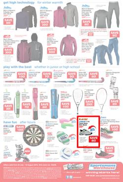 Sportsmans Warehouse : Sports Value Starts Here (24 Jul - 10 Aug 2014), page 4
